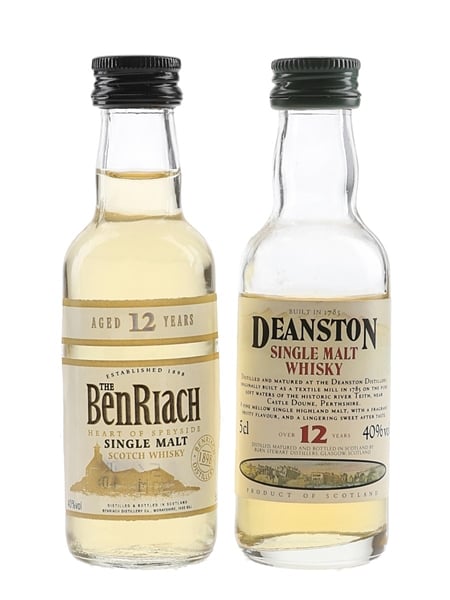 Benriach 12 & Deanston 12 Year Old  2 x 5cl / 40%