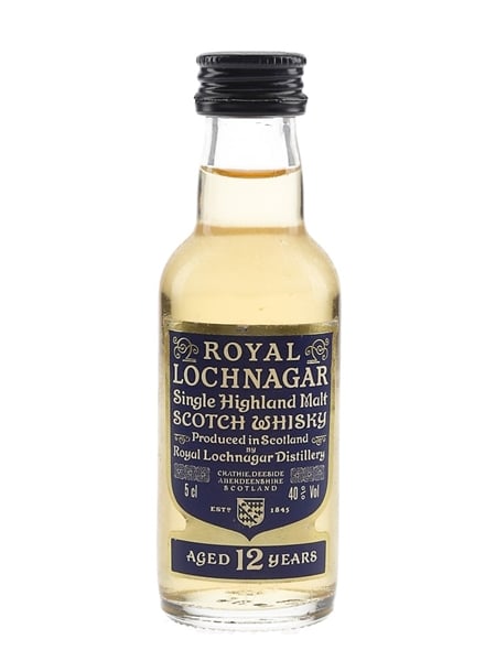 Royal Lochnagar 12 Year Old Bottled 1990s 5cl / 40%