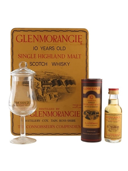 Glenmorangie 10 Year Old Gift Tin With Nosing Glass 5cl / 40%