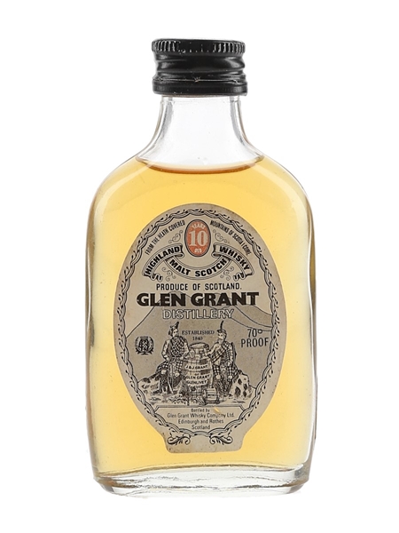 Glen Grant 10 Year Old Bottled 1970s 5cl / 40%