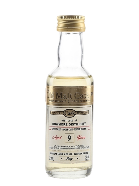 Bowmore 9 Year Old The Old Malt Cask Bottled 2000s - Douglas Laing 5cl / 50%