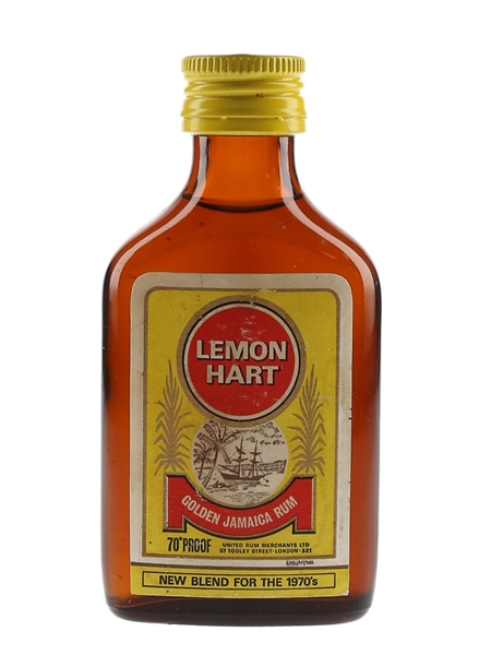 Lemon Hart Golden Jamaica Rum Bottled 1970s 5cl / 40%