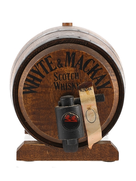 Whyte & Mackay Wooden Barrel Dispenser 22cm x 13cm x 11cm 70cl / 40%