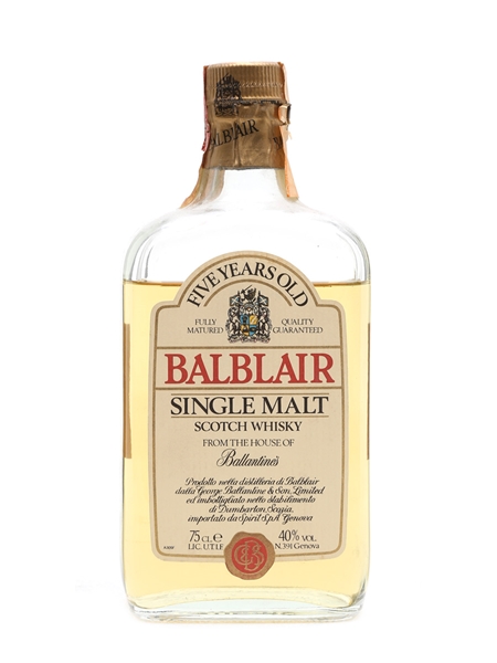 Balblair 5 Year Old Bottled 1980s 75cl / 40%