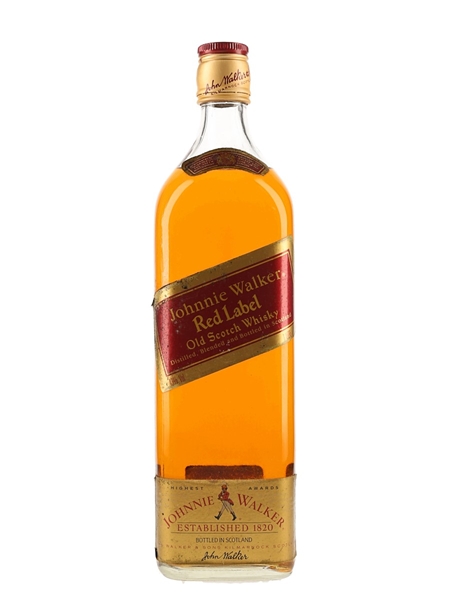 Johnnie Walker Red Label Bottled 1980s 100cl / 43%