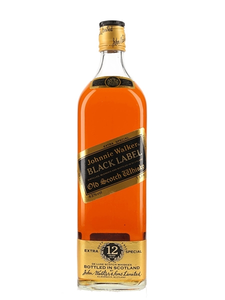 Johnnie Walker Black Label Extra Special Bottled 1980s-1990s 100cl / 43%