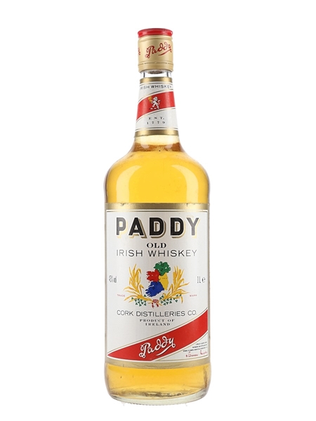 Paddy Old Irish Whiskey Bottled 1980s 100cl / 40%