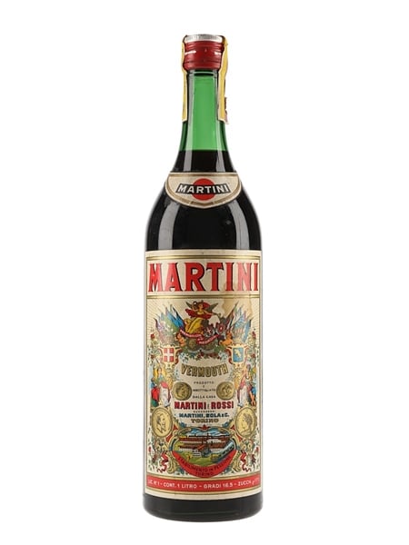 Martini Rosso Vermouth Bottled 1960s 100cl / 16.5%