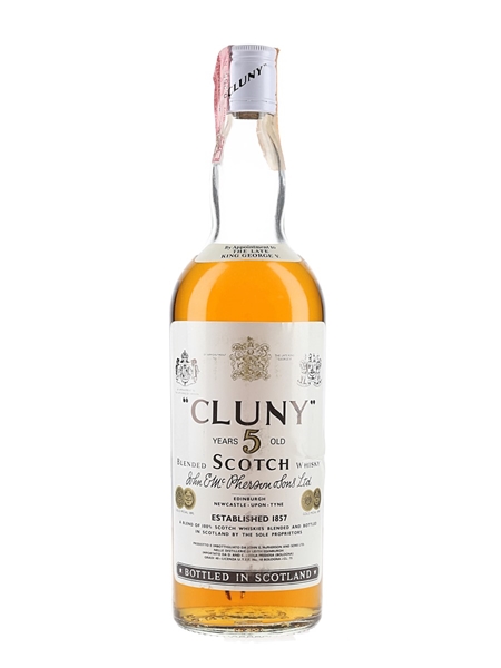 Cluny 5 Year Old Bottled 1970s - D & C 75cl / 40%