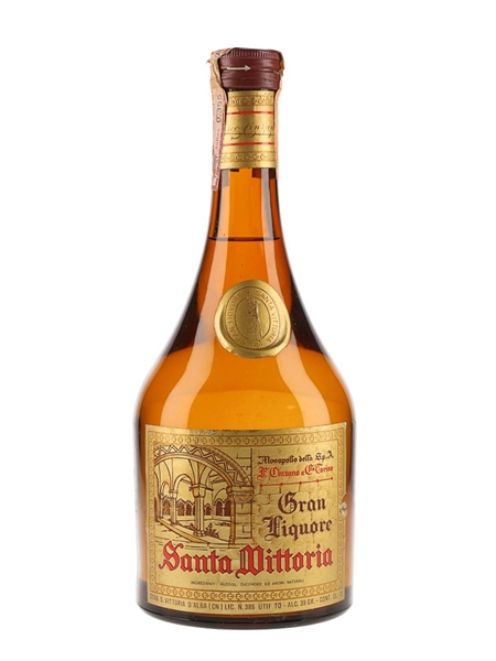 Cinzano Gran Liquore Di Santa Vittoria Bottled 1960s 75cl / 39%