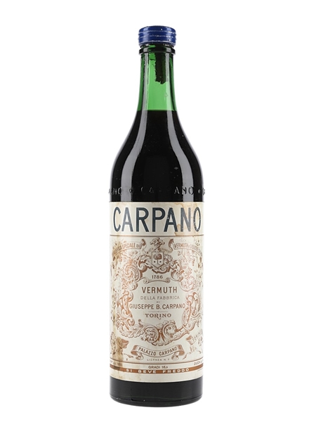 Carpano Vermuth Classico Bottled 1980s 100cl / 16.3%