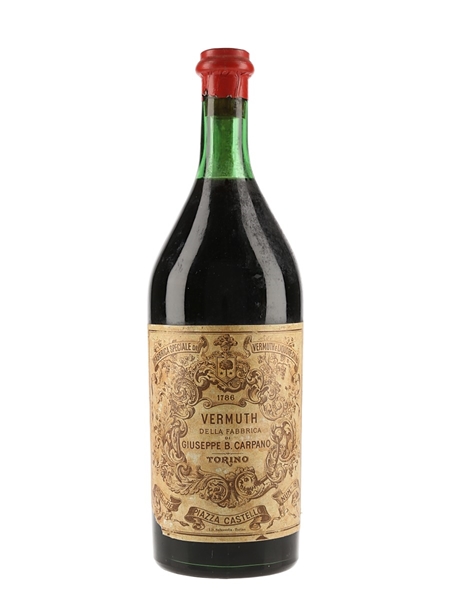 Carpano Vermuth Bottled 1960s 100cl / 16.5%