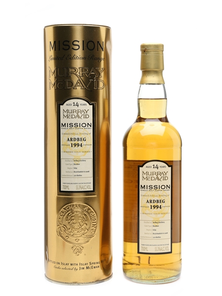 Ardbeg 1994 14 Year Old Bottled 2008 - Murray McDavid 70cl / 55.3%