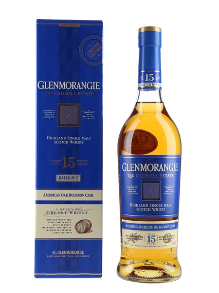 Glenmorangie 15 Year Old Cadboll Estate Bottled 2021 - Batch No.2 70cl / 43%