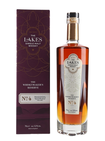 Lakes Single Malt The Whisky Maker's Reserve No.4 Bottled 2021 70cl / 52%