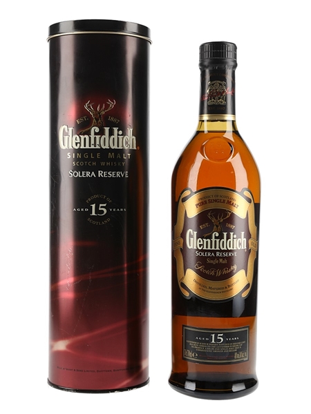 Glenfiddich 15 Year Old Solera Reserve 70cl / 40%