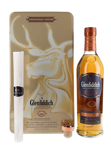 Glenfiddich 125th Anniversary Edition Bottled 2012 70cl / 43%