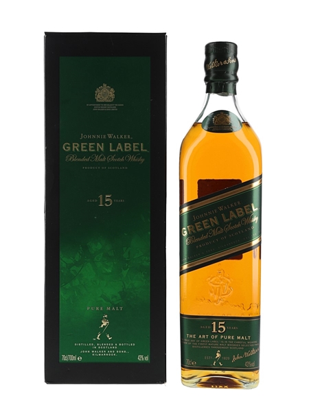 Johnnie Walker Green Label 15 Year Old  70cl / 43%