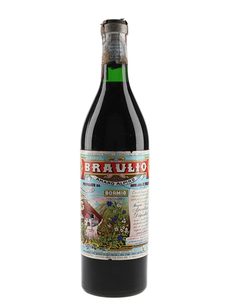 Braulio Amaro Alpino Bottled 1950s-1960s 100cl / 21%