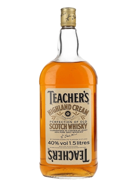 Teacher's Highland Cream Bottled 1980s - Large Format 150cl / 40%