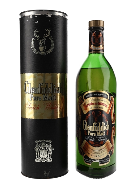 Glenfiddich Pure Malt Bottled 1980s 100cl / 43%