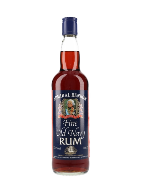 Admiral Benbow Fine Old Navy Rum Bottled 1990s 70cl / 37.5%