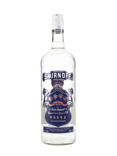 Smirnoff Blue Label Bottled 1990s 100cl / 50%