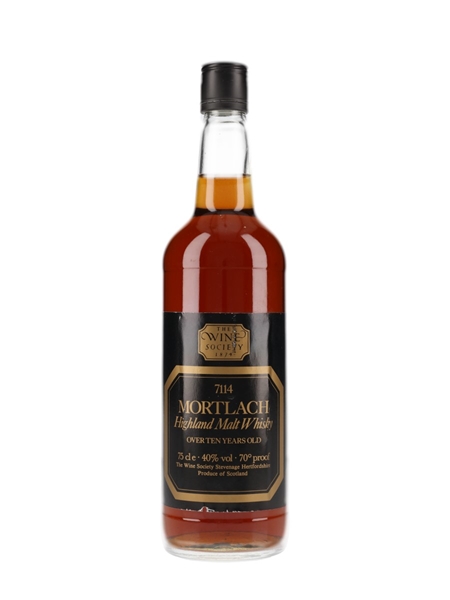 Mortlach 10 Year Old Bottled 1970s-1980s - The Wine Society 75cl / 40%