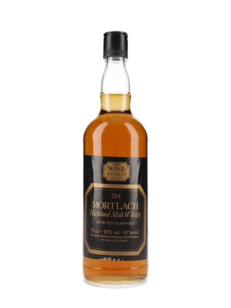 Mortlach 10 Year Old Bottled 1970s-1980s - The Wine Society 75cl / 40%