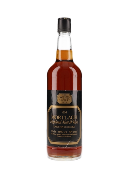 Mortlach 10 Year Old Bottled 1970s-1980s - The Wine Society 75cl / 40%