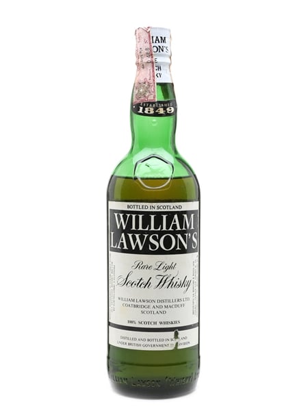 William Lawson's Rare Light Blended Scotch Bottled 1970s 75cl / 40%