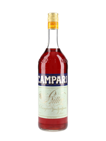 Campari Bitter Bottled 1980s-1990s - Duty Free 100cl