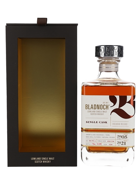 Bladnoch 2005 Single Cask Exclusive Release Bottled 2021 70cl / 52%