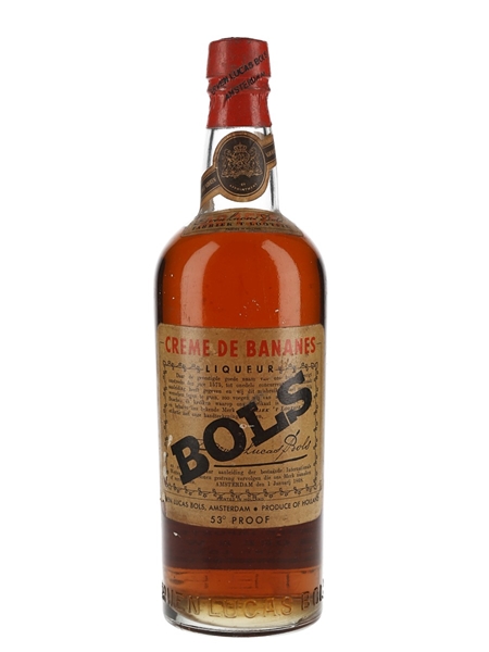 Bols Creme De Bananes Bottled 1950s-1960s 70cl / 30.2%