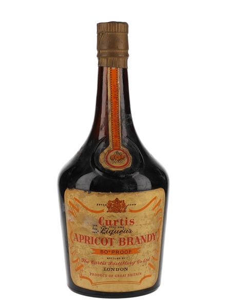 Curtis Apricot Brandy Liqueur Bottled 1950s-1960s 70cl / 28.5%