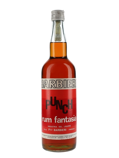 Barbieri Punch Rum Fantasia Bottled 1960s 100cl / 35%