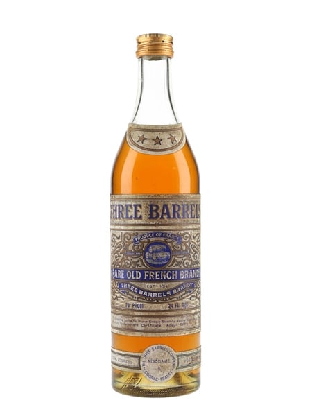 Three Barrels VSOP 3 Star Bottled 1970s 68cl / 40%