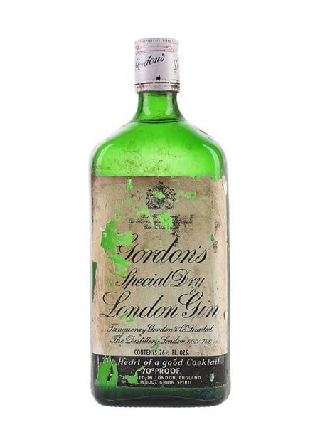 Gordon's Special Dry London Gin Bottled 1970s 75.7cl / 40%