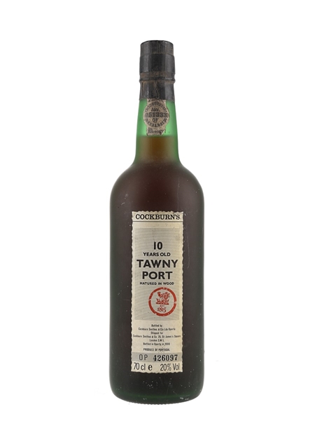 Cockburn's 10 Year Old Tawny Port Bottled 1990 70cl / 20%