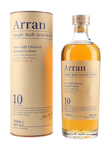 Arran 10 Year Old  70cl / 46%