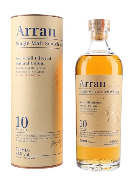 Arran 10 Year Old  70cl / 46%