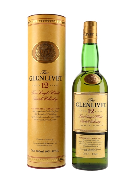 Glenlivet 12 Year Old Bottled 1990s-2000s 70cl / 40%