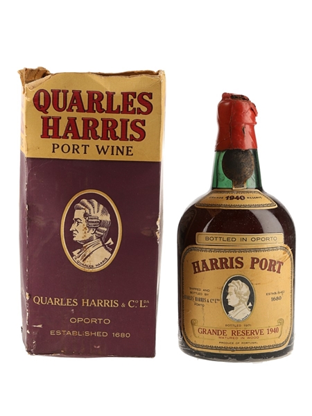 Quarles Harris 1940 Grande Reserve Port Bottled 1971 - Matured In Wood 75cl