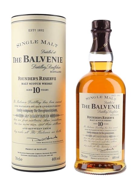 Balvenie 10 Year Old Founder's Reserve Bottled 1990s 70cl / 40%