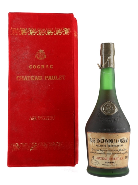 Chateau Paulet Qualite Prestigieuse Cognac Age Inconnu - Bottled 1970s-1980s 70cl / 40%