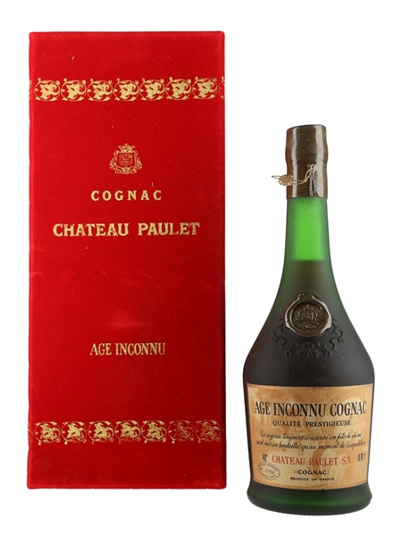 Chateau Paulet Qualite Prestigieuse Cognac Age Inconnu - Bottled 1970s-1980s 70cl / 40%