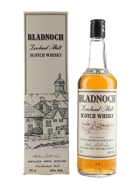 Bladnoch 8 Year Old Bottled 1980s 75cl / 40%