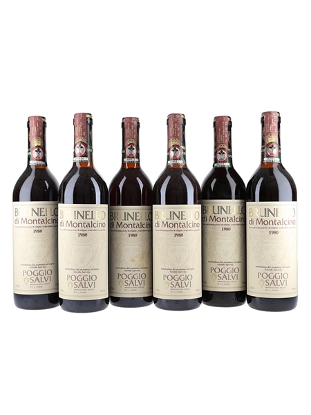 Brunello Di Montalcino 1980 Poggio Salvi 6 x 75cl / 13%