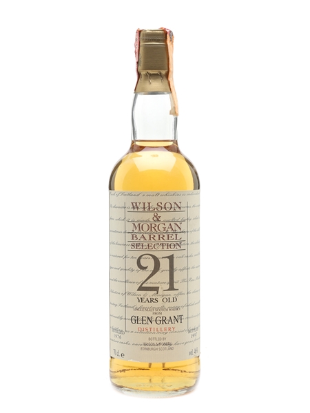 Glen Grant 1976 Wilson & Morgan 21 Year Old - Bottled 1997 70cl / 46%