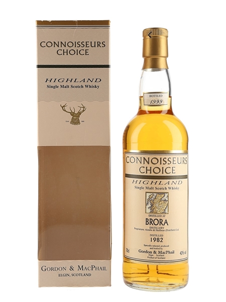 Brora 1982 Connoisseurs Choice Bottled 1999 - Gordon & MacPhail 70cl / 40%